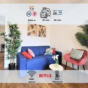 Appartement L'oasis - Metro Porte D'italie, Le Kremlin-Bicêtre